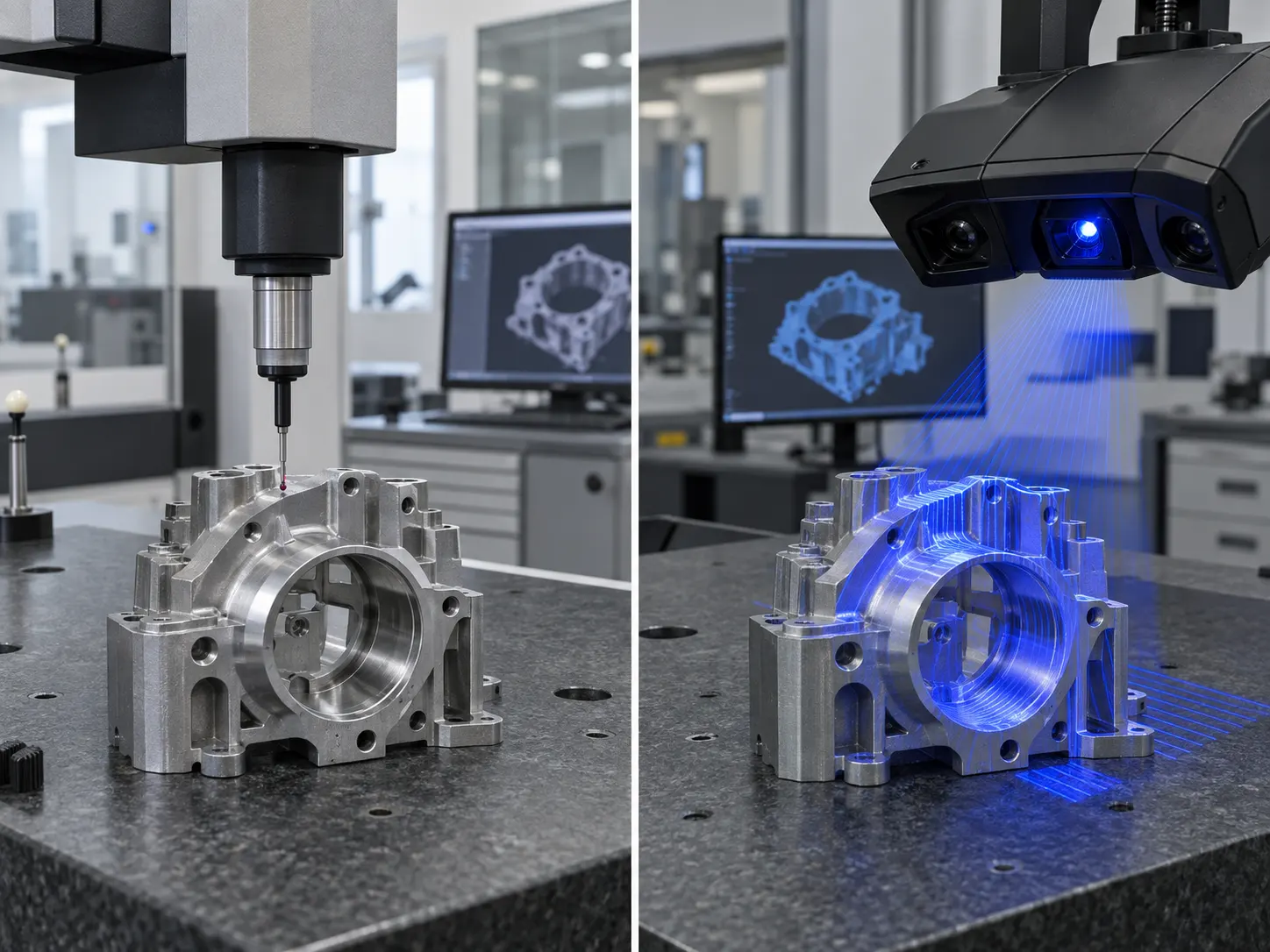 تفاوت اسکنر سهبعدی و CMM چیست؟ مقایسه کامل دو روش اندازهگیری صنعتی