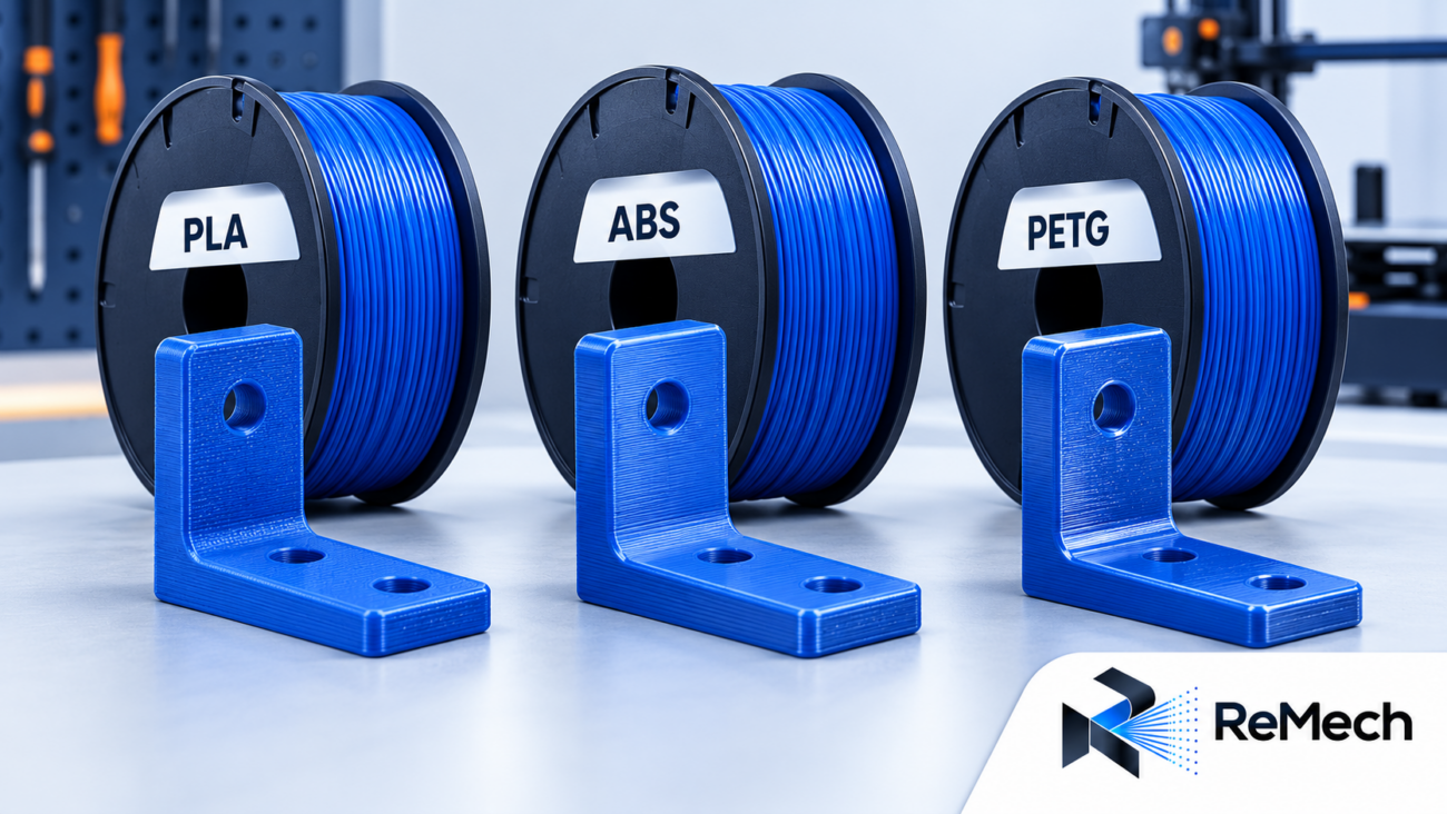 تفاوت فیلامنت PLA، ABS و PETG چیست؟ راهنمای انتخاب برای کاربردهای مختلف